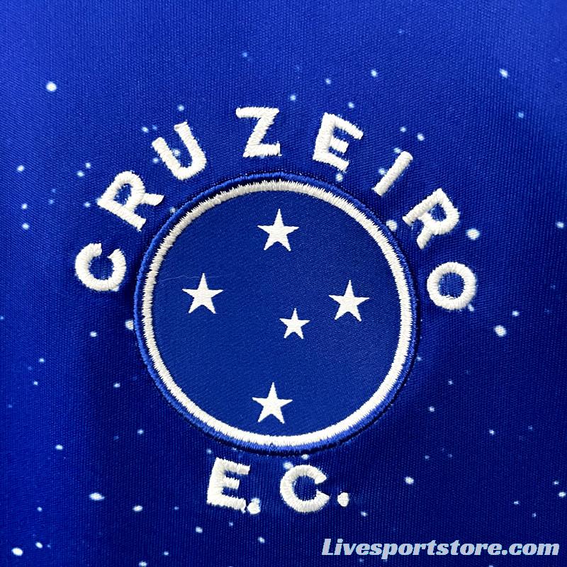 22/23 Cruzeiro Home Soccer Jersey