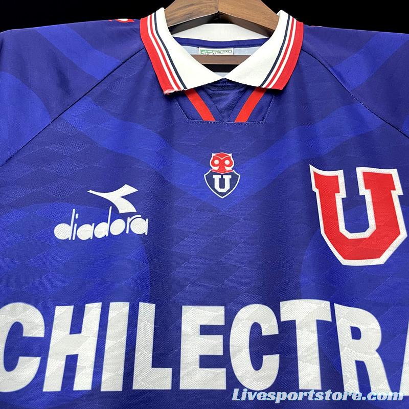 Retro 96 97 Universidad de Chile Home Soccer Jersey