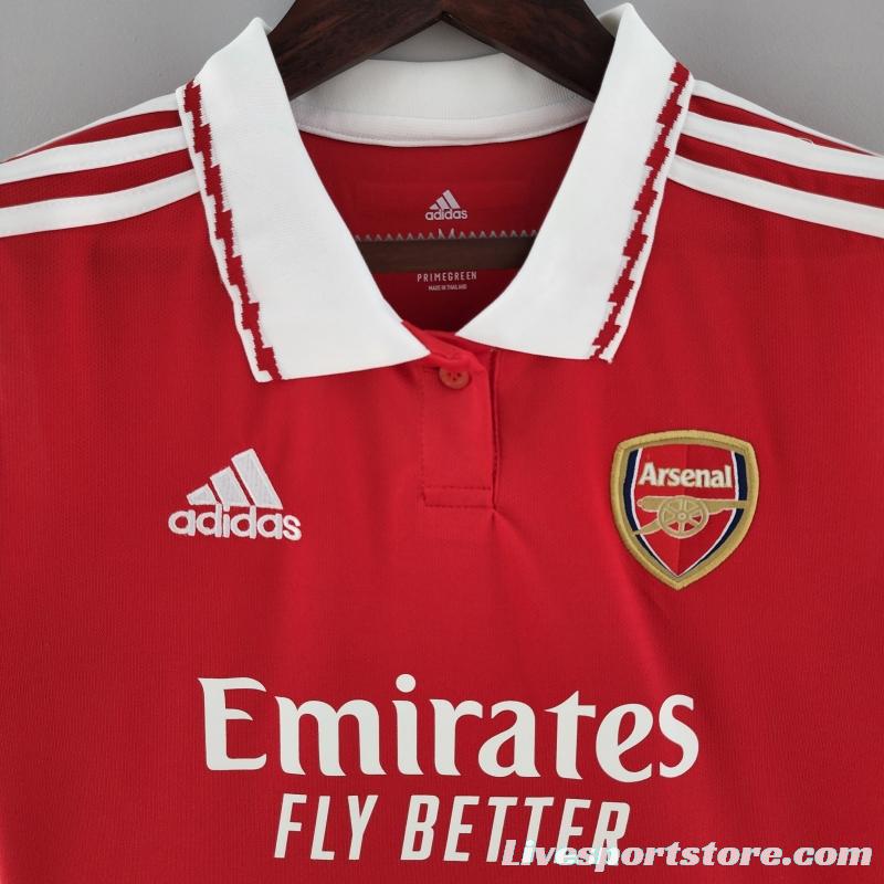 22/23 Women Arsenal Home  Soccer Jersey