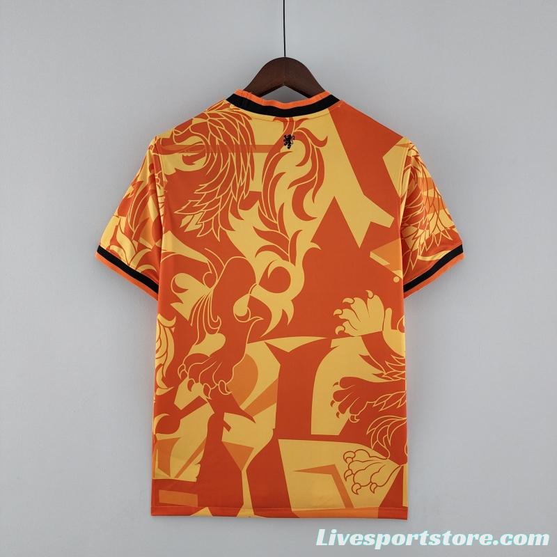 2022 Netherlands Training Jersey Orange