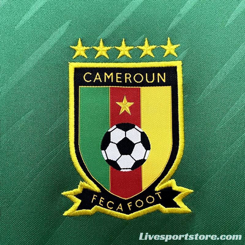 2022 Cameroon Home  Soccer Jersey