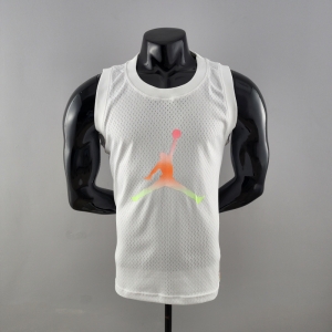 NBA Jordan White Vest Shirts #K000174