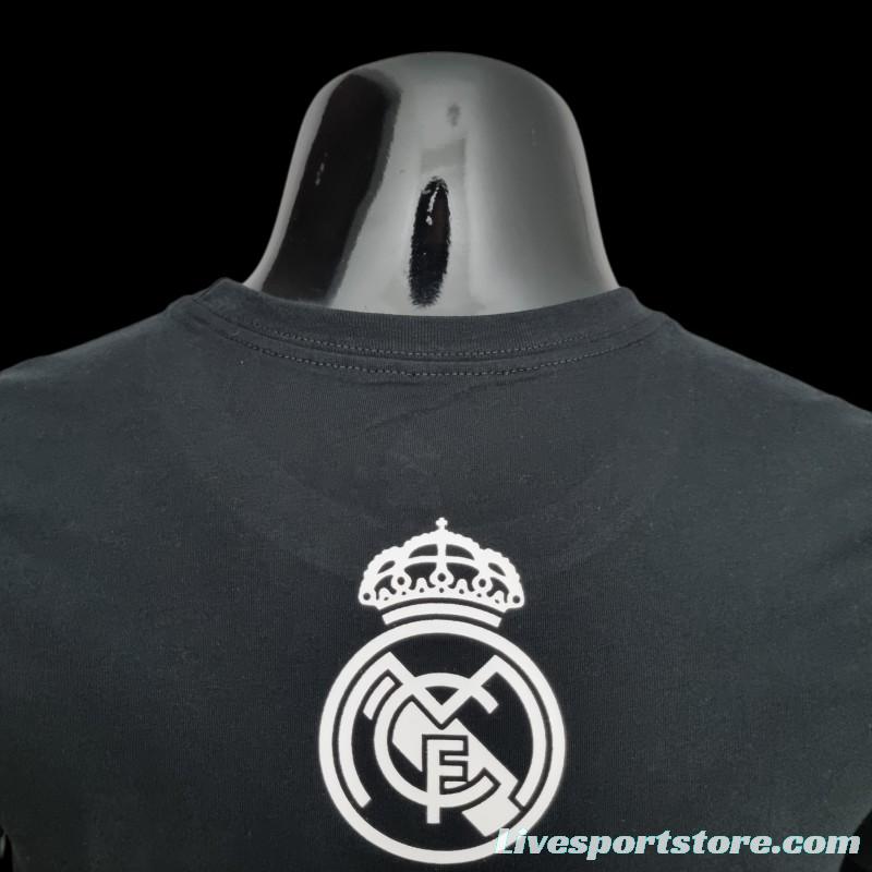 22/23 Real Madrid Y3 Black T-Shirts #0055