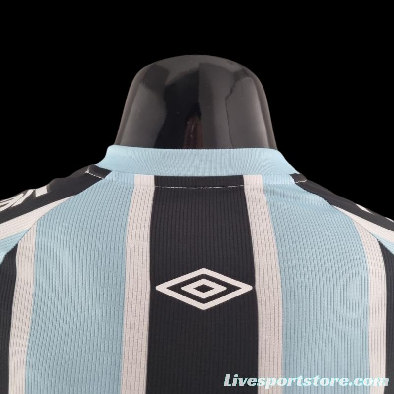 Player Version 22/23 Gremio Home Soccer Jersey