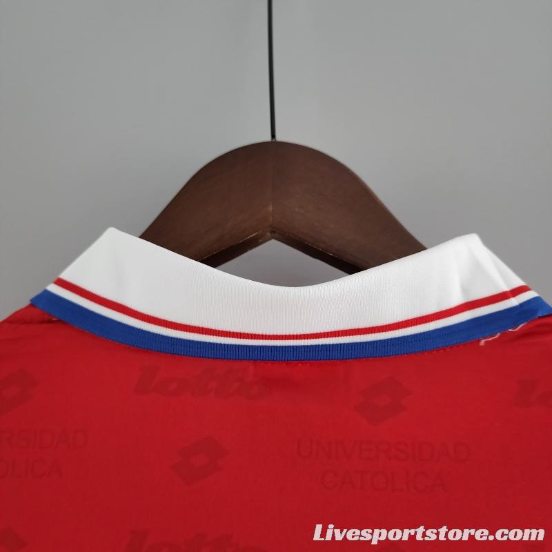 Retro 1996 Long Sleeve Deportivo Universidad Católica Third Away Soccer Jersey