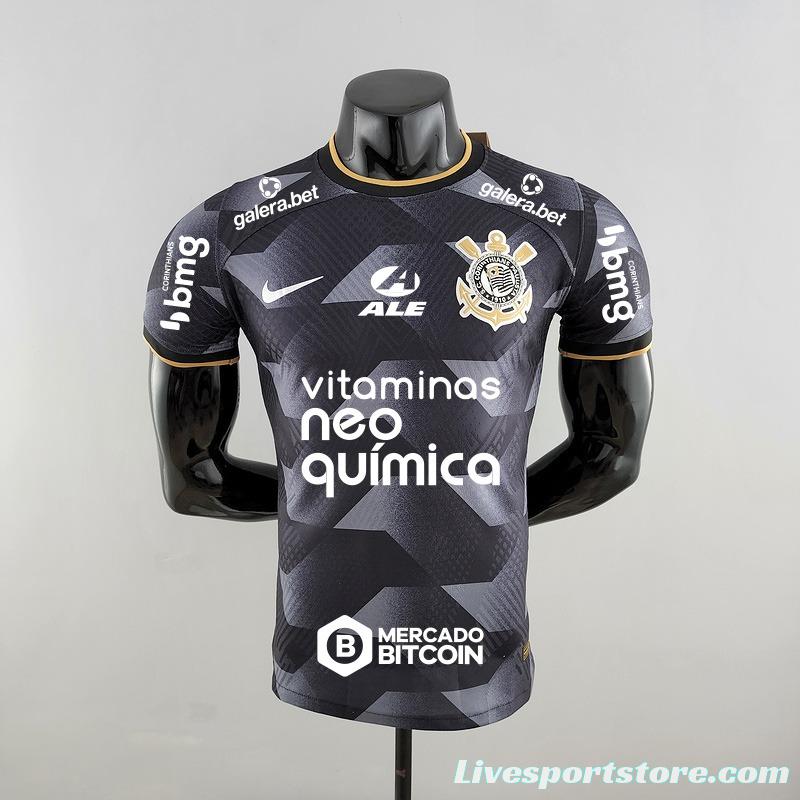 Player Version 2022 All Sponsors Corinthians Away Soccer Jersey