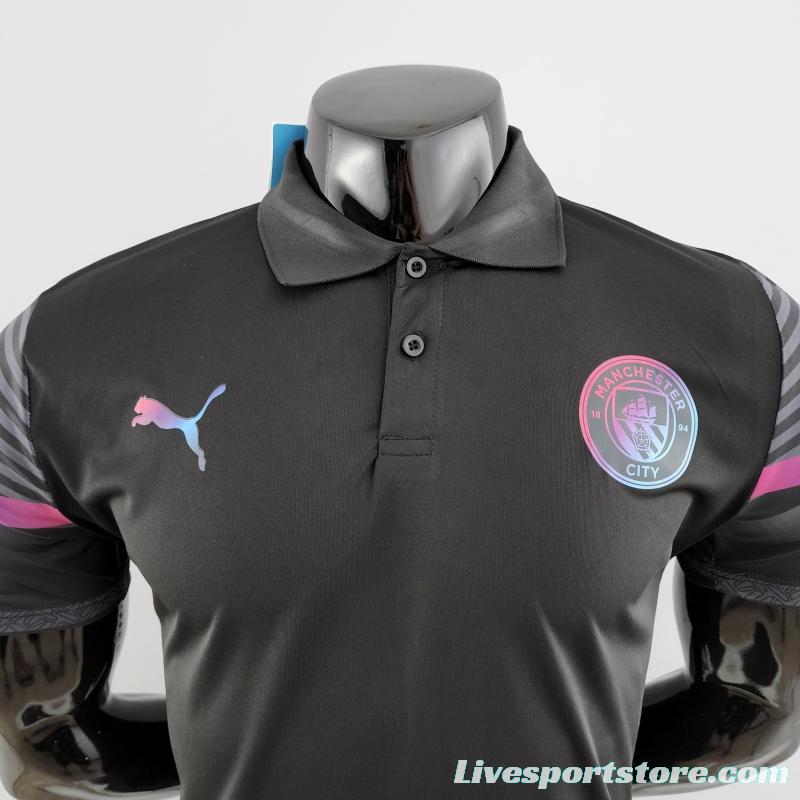 22/23 POLO Manchester City Black Jersey