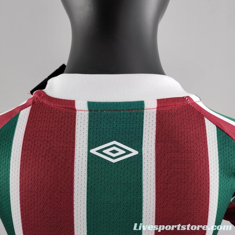 22/23 Kids Kit Fluminense Home Size16-28 Soccer Jersey