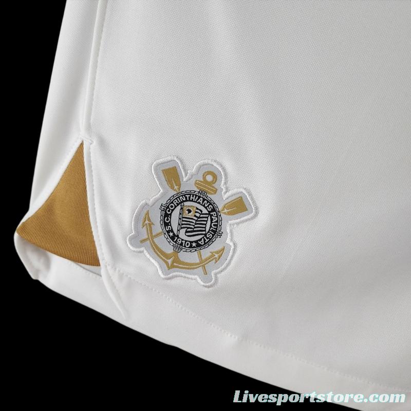 22/23 Corinthians White Shorts