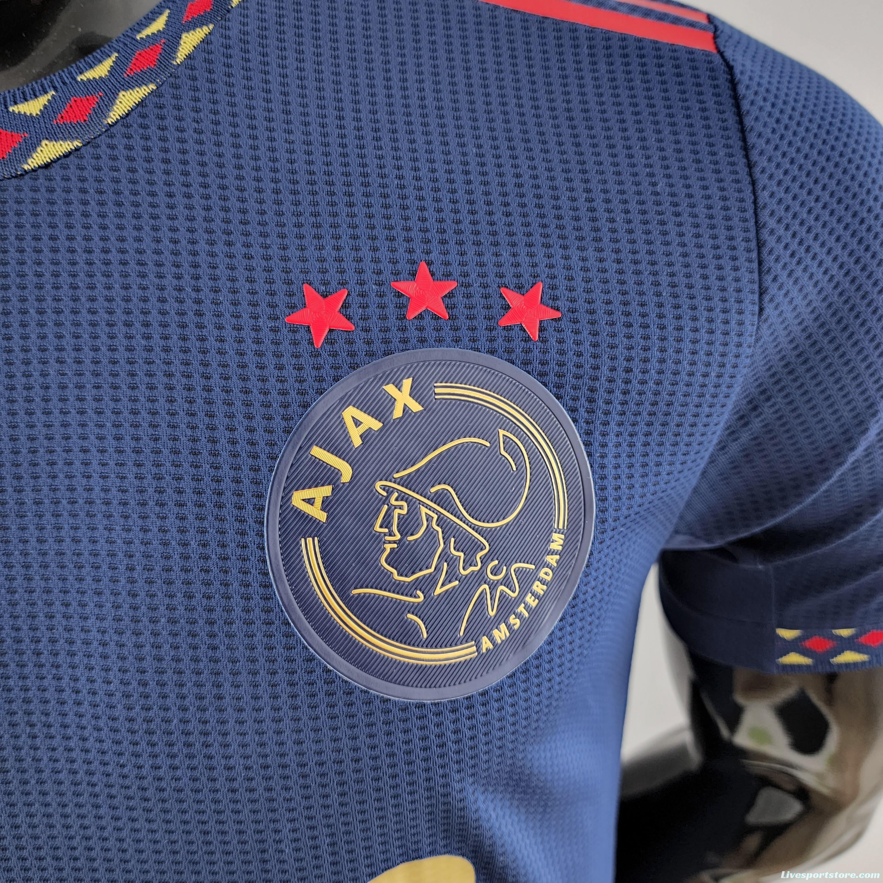 Player Version 22/23 Ajax Away Soccer Jersey