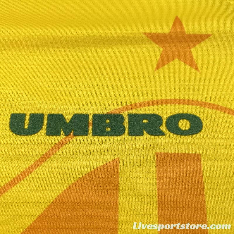 Retro 1994 Brazil Home Soccer Jersey