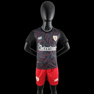 22/23 Kids Kit Athletic Bilbao Away Size：16-28 Soccer Jersey