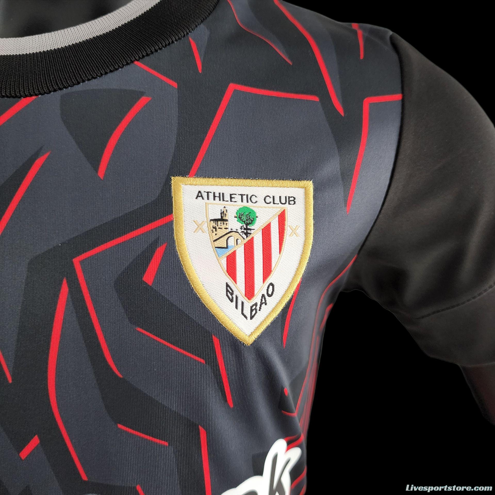 22/23 Kids Kit Athletic Bilbao Away Soccer Jersey