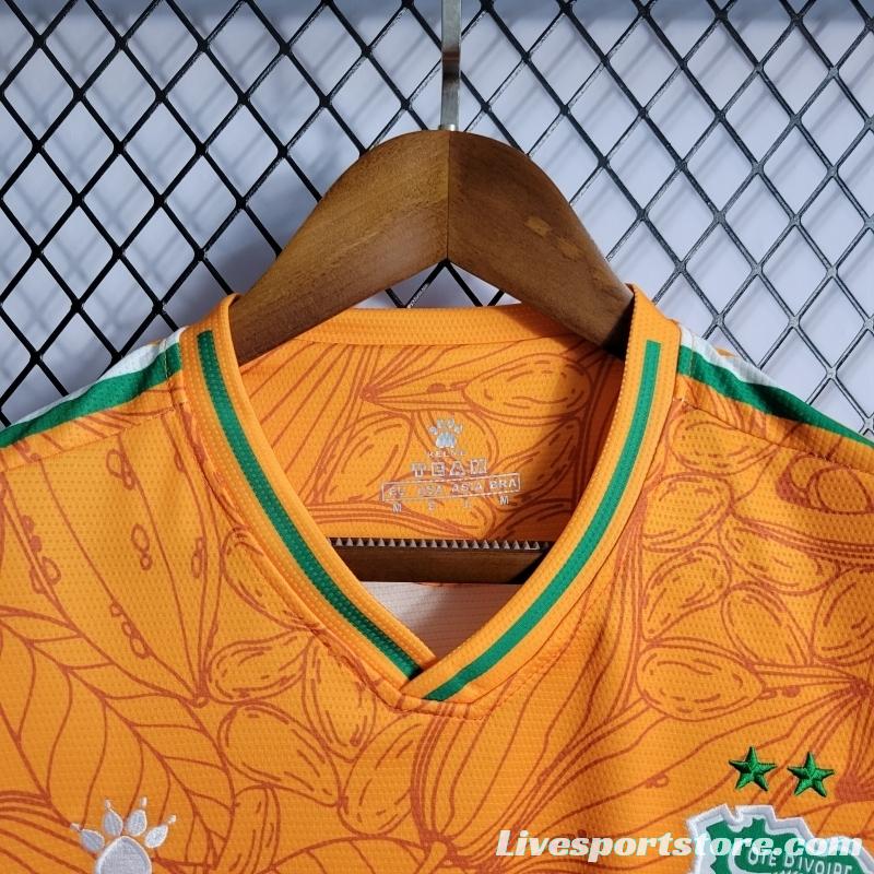 22/23 Ivory Coast Orange Training Jersey