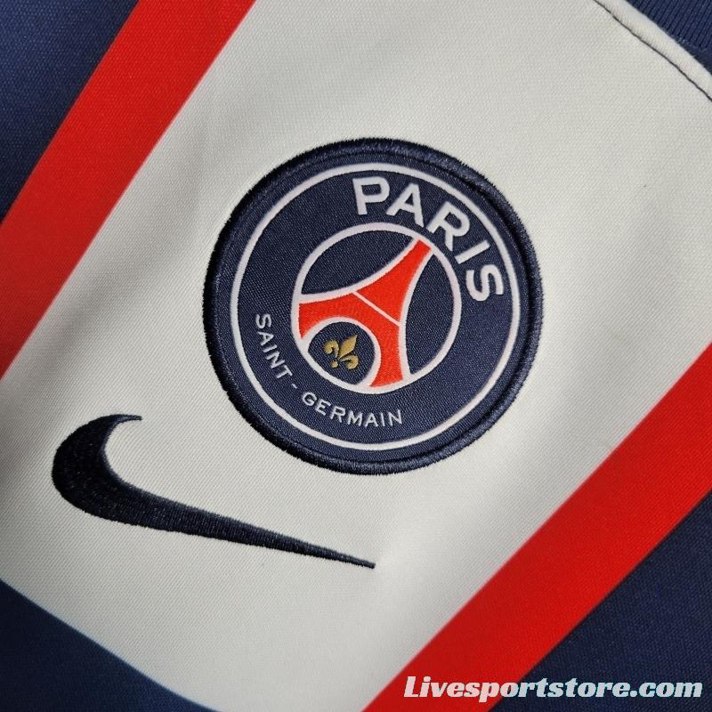 22/23 Long Sleeve PSG Paris Home Soccer Jersey