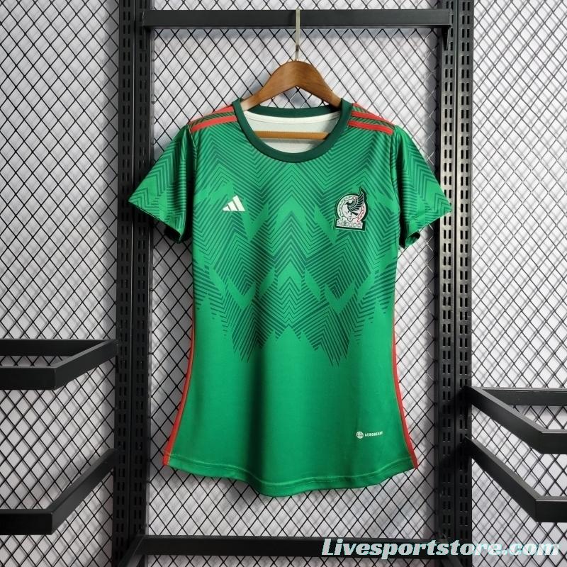 2022 Women's Mexico Home Soccer Jersey