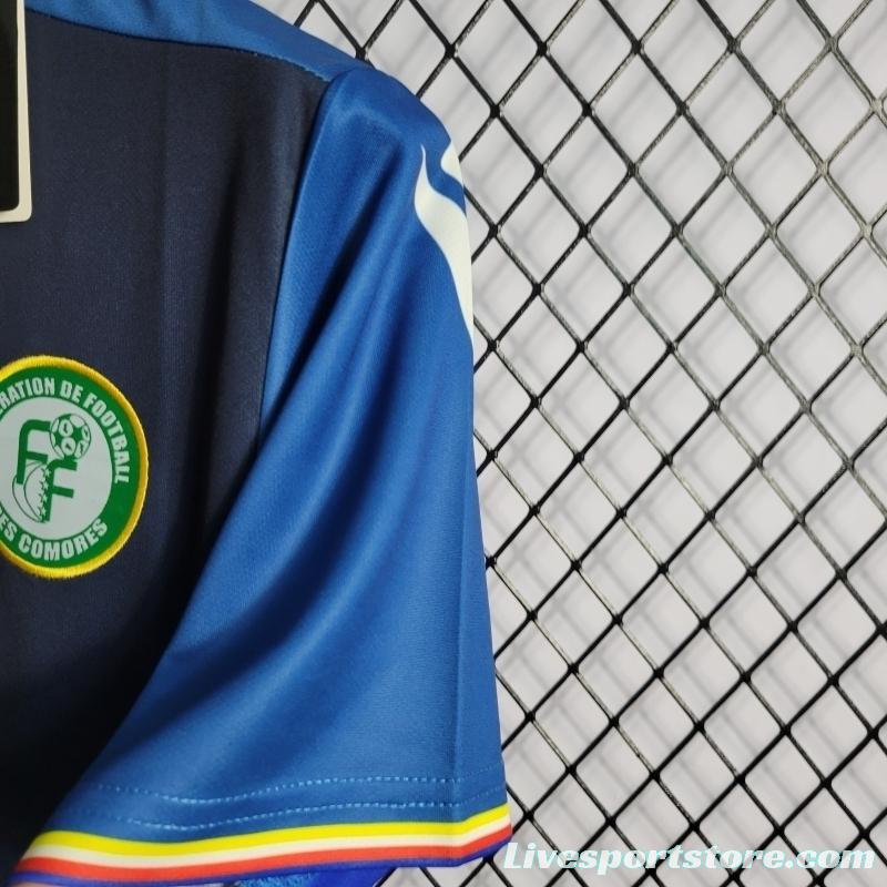 22/23 Comoros Third Sapphire Soccer Jersey