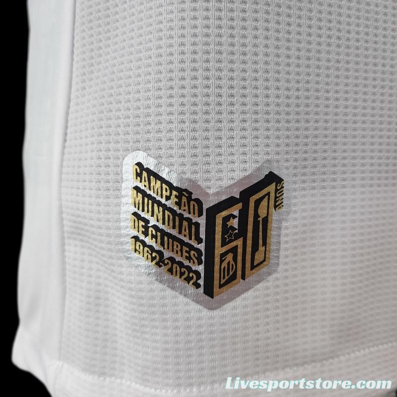 Player Version 22/23 Santos Home Soccer Jersey