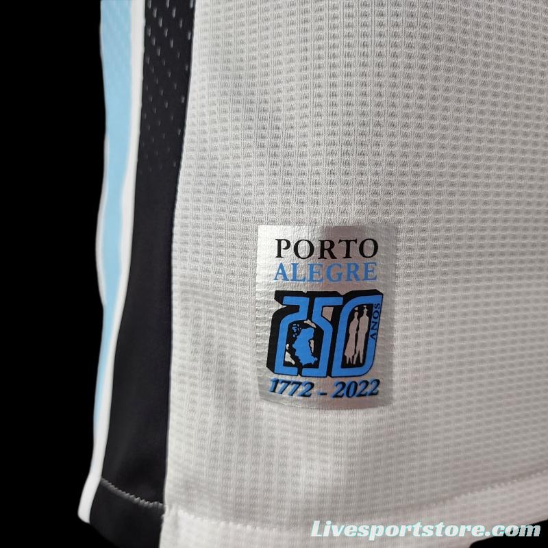 Player Version 22/23 Gremio Away Soccer Jersey