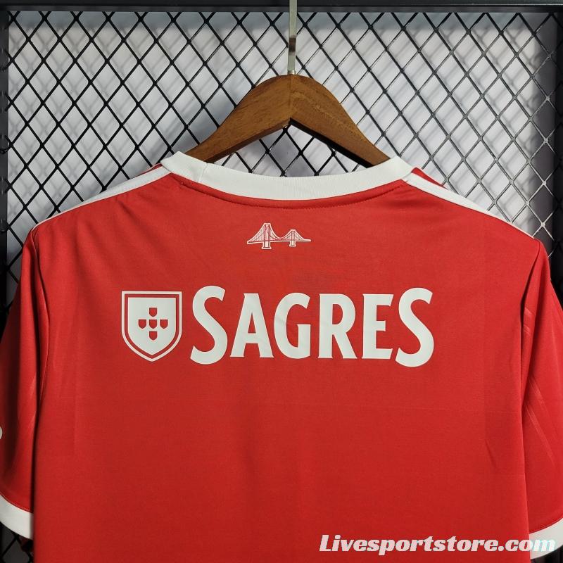 22/23 Benfica Home Soccer Jersey