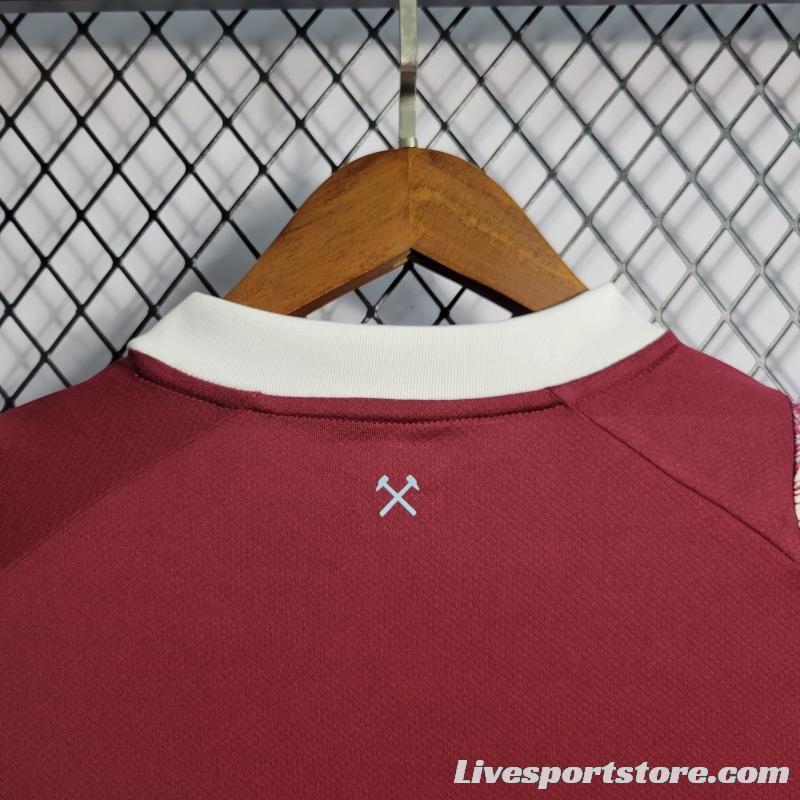 22/23 West Ham Home Soccer Jersey