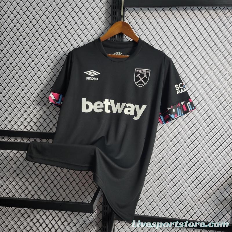 22/23 West Ham Away Soccer Jersey