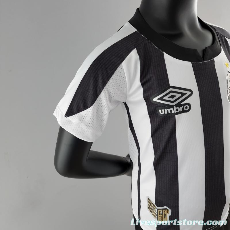 22/23 Santos Kids Kit Away Size 16-28 Soccer Jersey