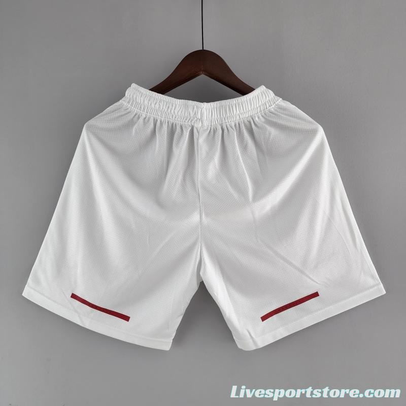 22/23 Manchester City Shorts White