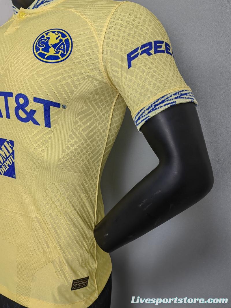 Player Version 22/23 Club America Home Soccer Jersey