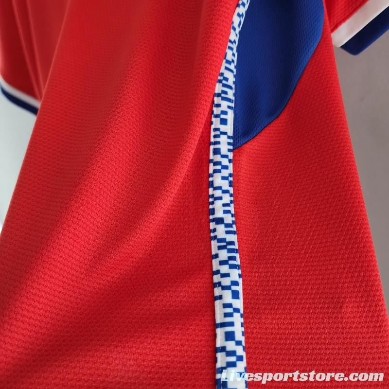 2022 Chile Home Soccer Jersey