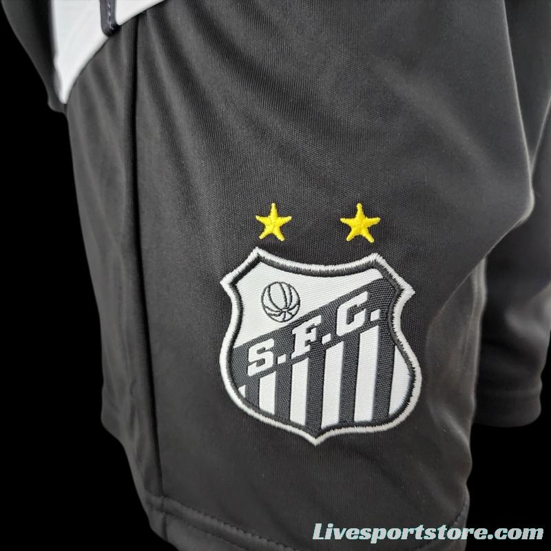 22/23 Santos Kids Kit Away Size 16-28 Soccer Jersey