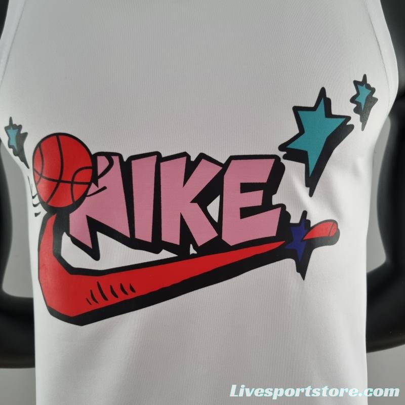 2022 Nike White Vest Shirts #K000196