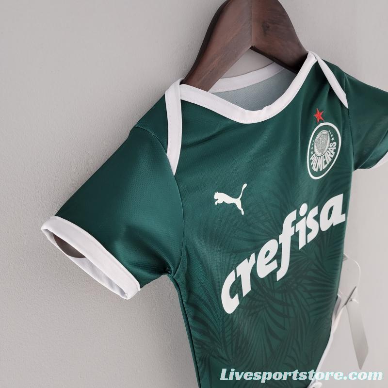 22/23 Palmeiras Home Baby Jersey 9-12 MONTH KM#0033