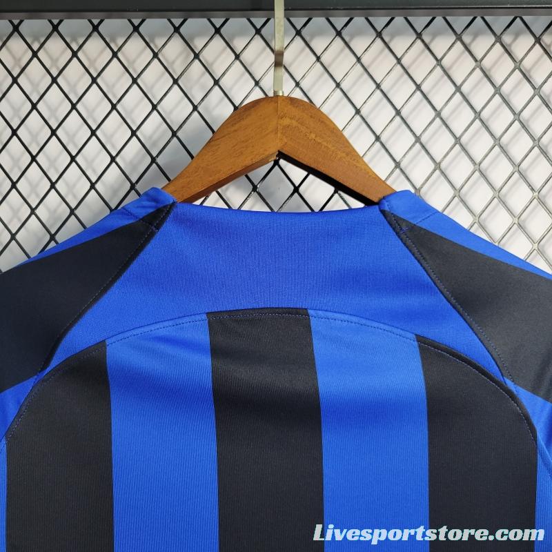 22/23 Inter Milan Home Soccer Jersey With Patch