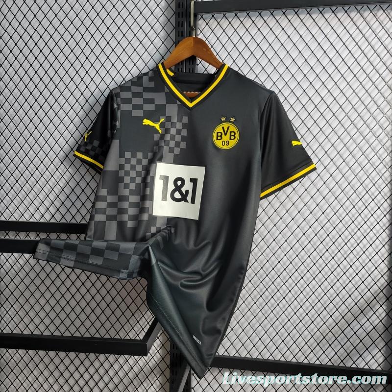 22/23 BVB Borussia Dortmund Away Soccer Jersey