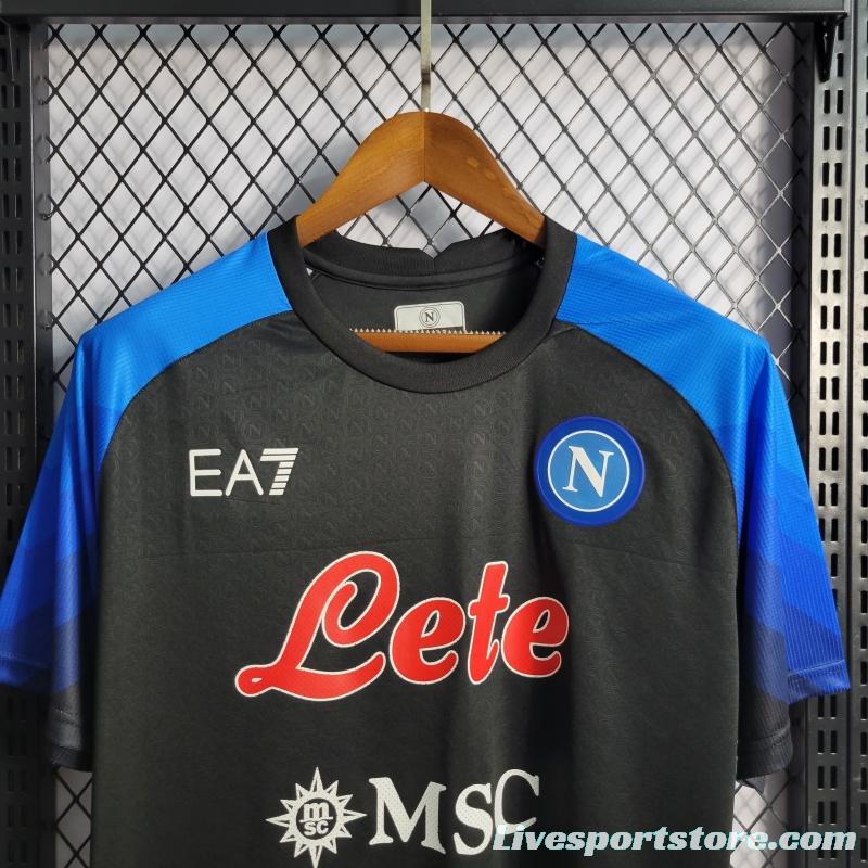 22/23 Napoli Black Training Jersey