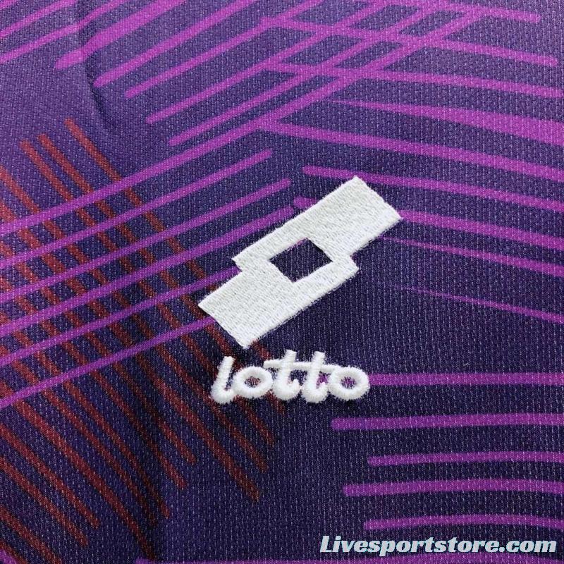 Retro 92/93 Fiorentina Home Soccer Jersey