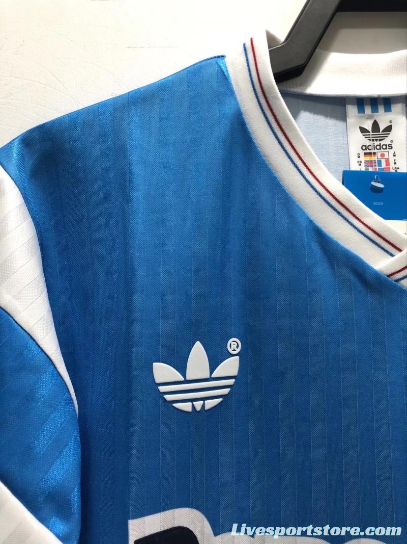 Retro 90/91 Olympique Marseille Away Soccer Jersey