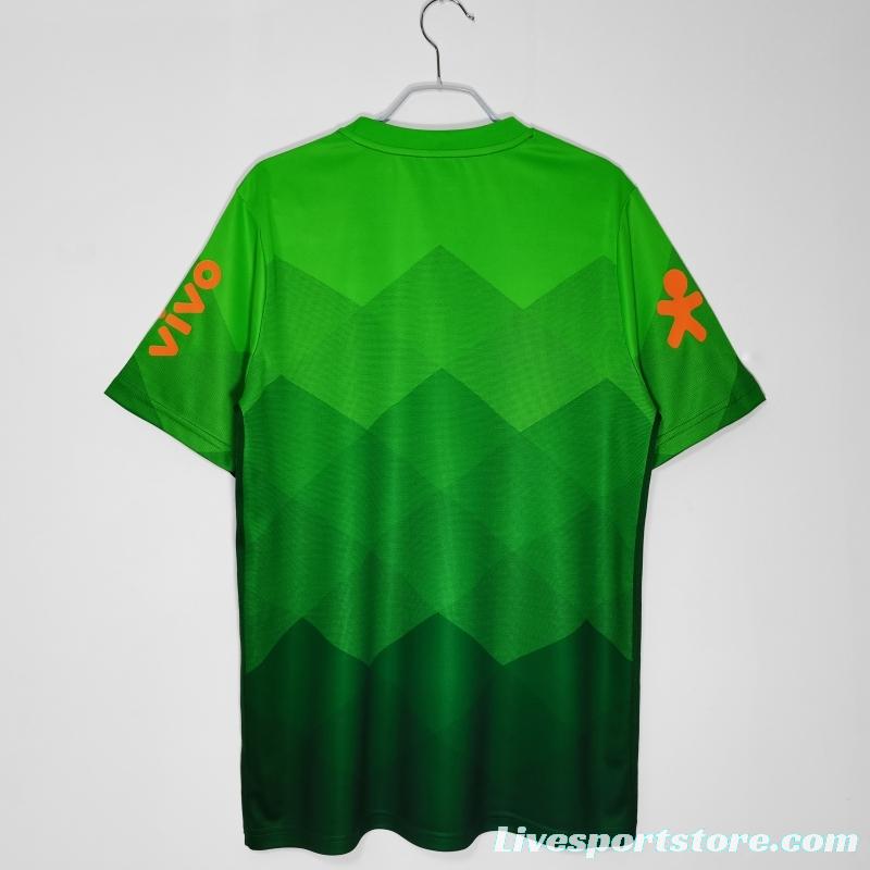 Retro 2020 Brazil Green Training Jersey