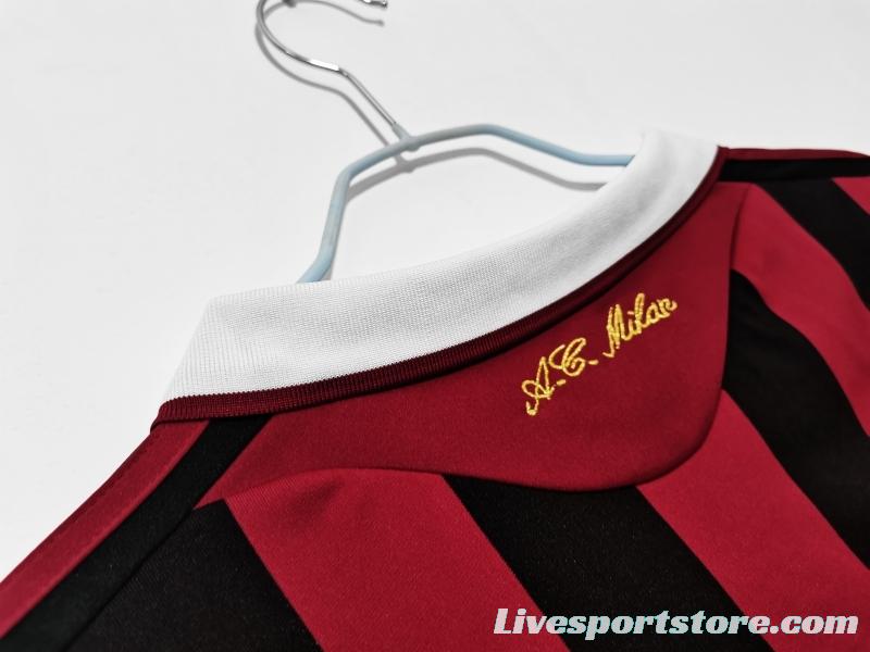 Retro 2009/10 AC Milan Home Soccer Jersey