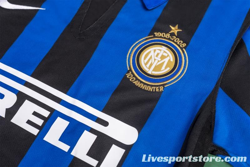 RETRO 07/08 Inter Milan Home Soccer Jersey