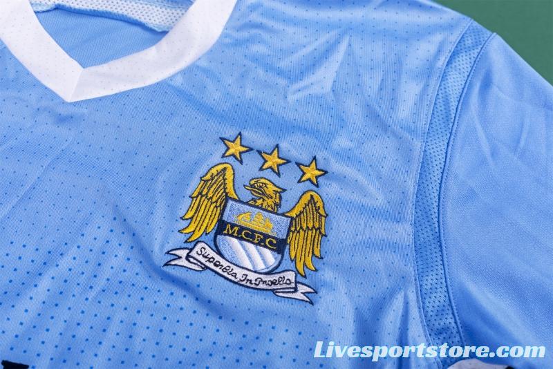 RETRO 11/12 Manchester City Home Soccer Jersey