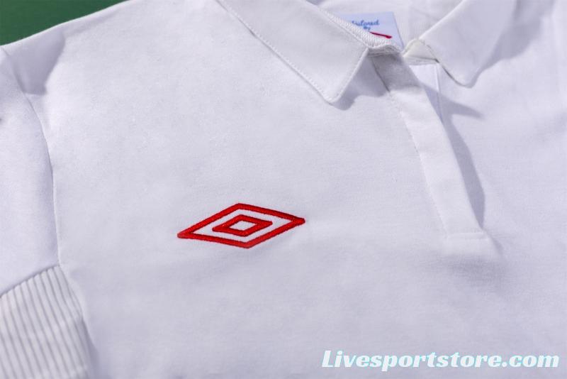 Retro 2010 England Home Soccer Jersey