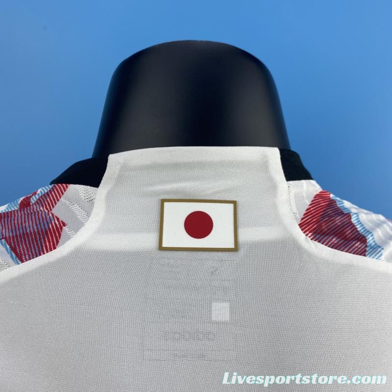 Player Version 2022 Japan Away World Cup Soccer Jersey