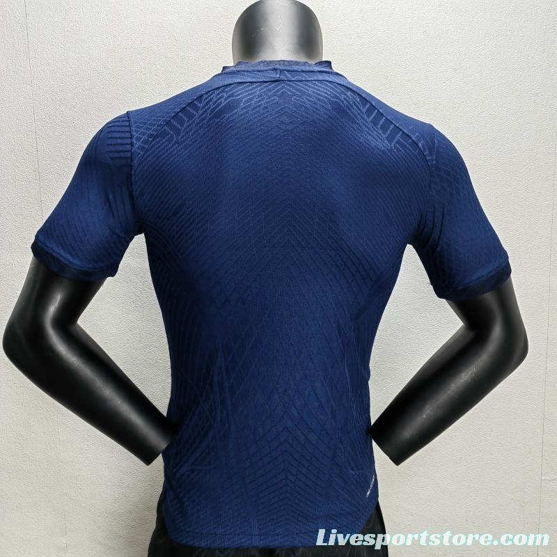 Player Version 2022 France Home Soccer Jersey