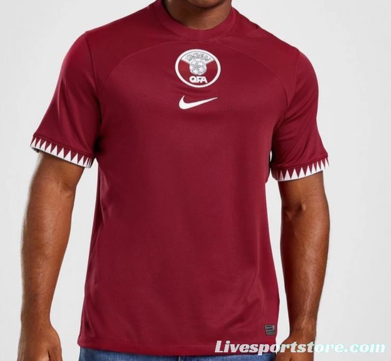 2022 Qatar Home Soccer Jersey