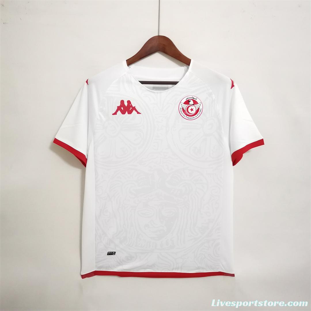 2022 Tunisia Away Soccer Jersey