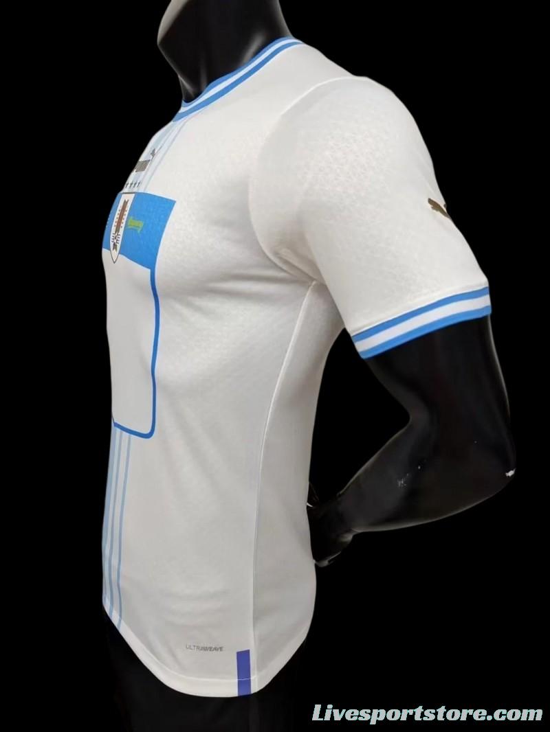 Player Version 2022 Uruguay Home Soccer Jersey