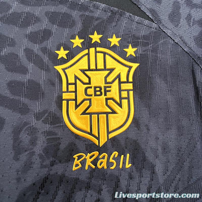 Women  2022 Brazil Black Concept Jersey