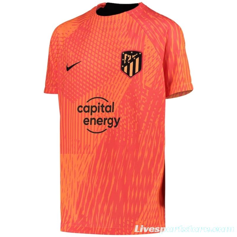 22/23 Atletico Madrid Orange Pre-Match Jersey